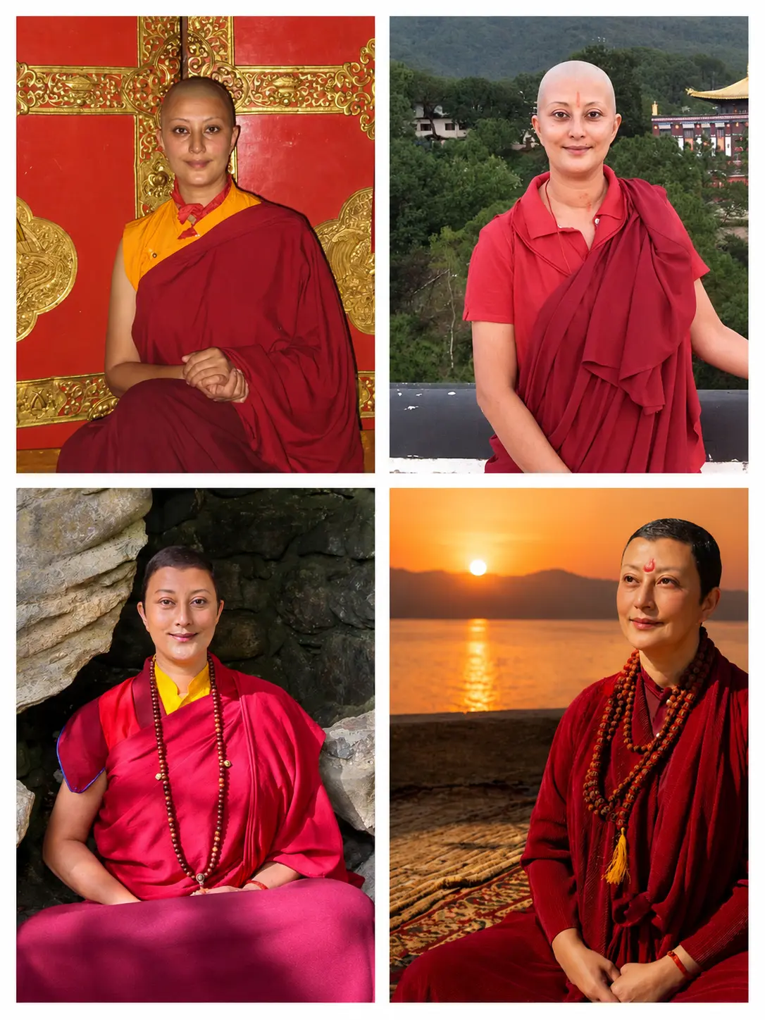 Ordained Buddhist Nun and Meditation